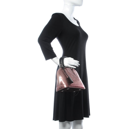 Louis Vuitton Vernis Alma BB Rose Cuivre 2 of 9