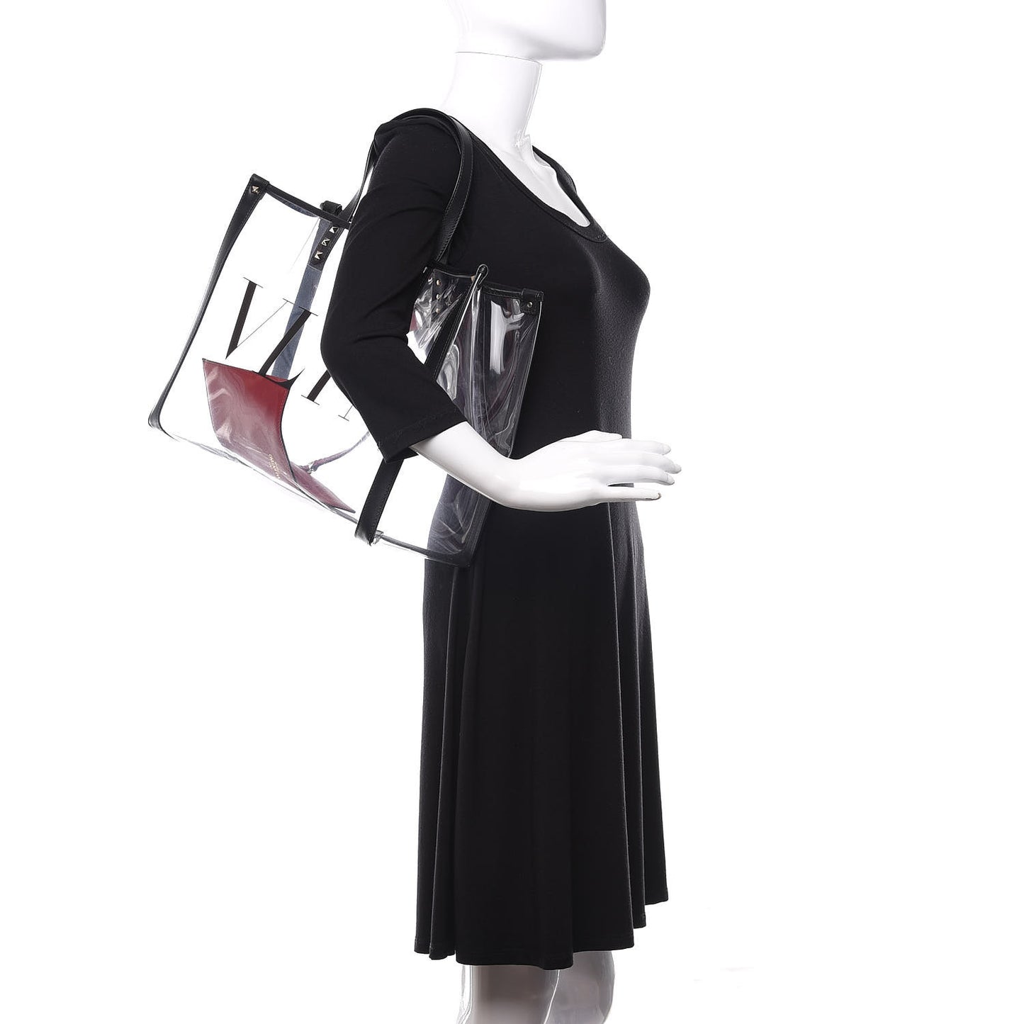 Plexy VLTN Shopping Bag Transparent
