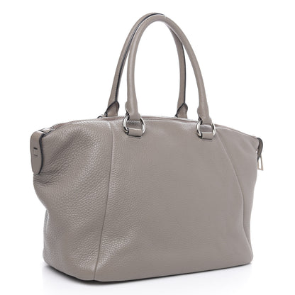 Prada Vitello Daino Shoulder Bag Pomice 3 of 12