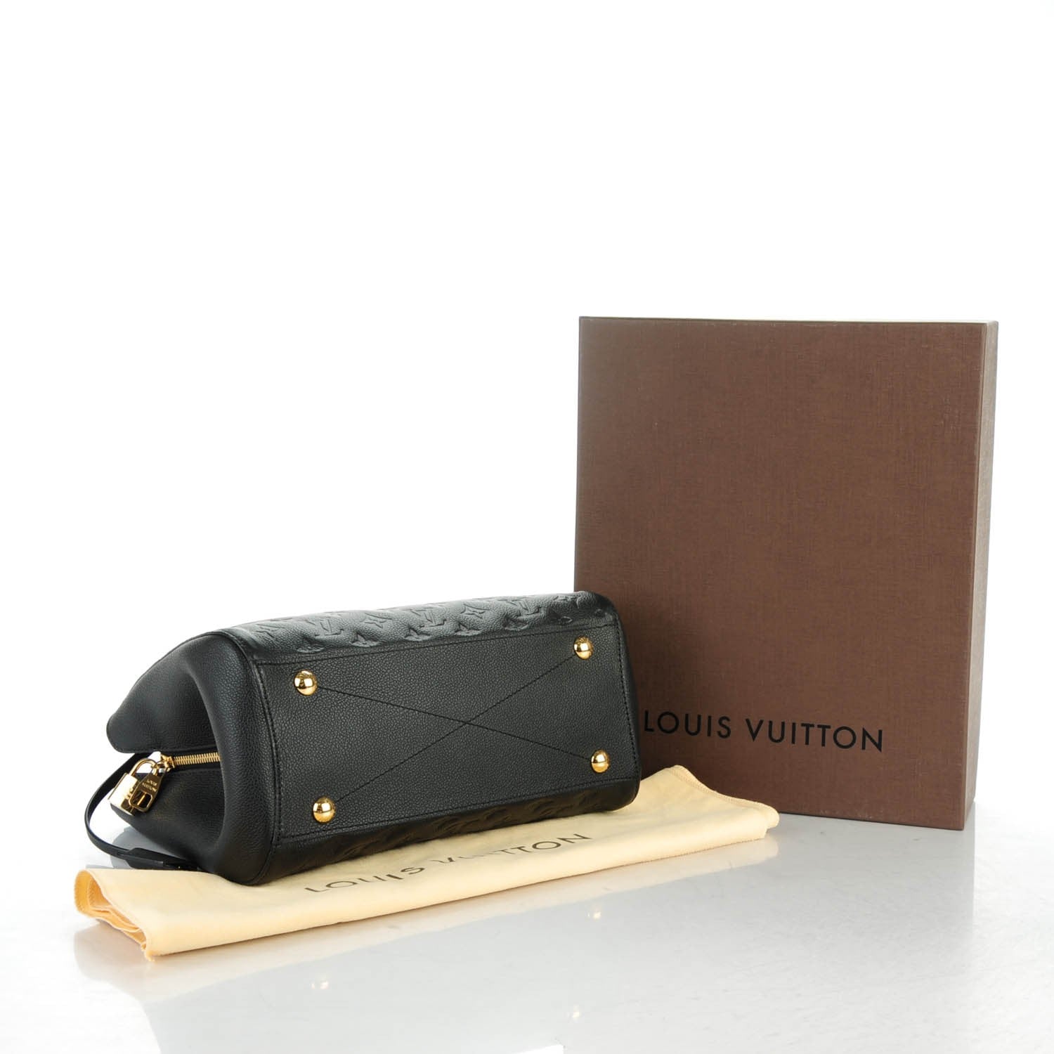 Louis Vuitton Empreinte Montaigne MM Black 4 of 8