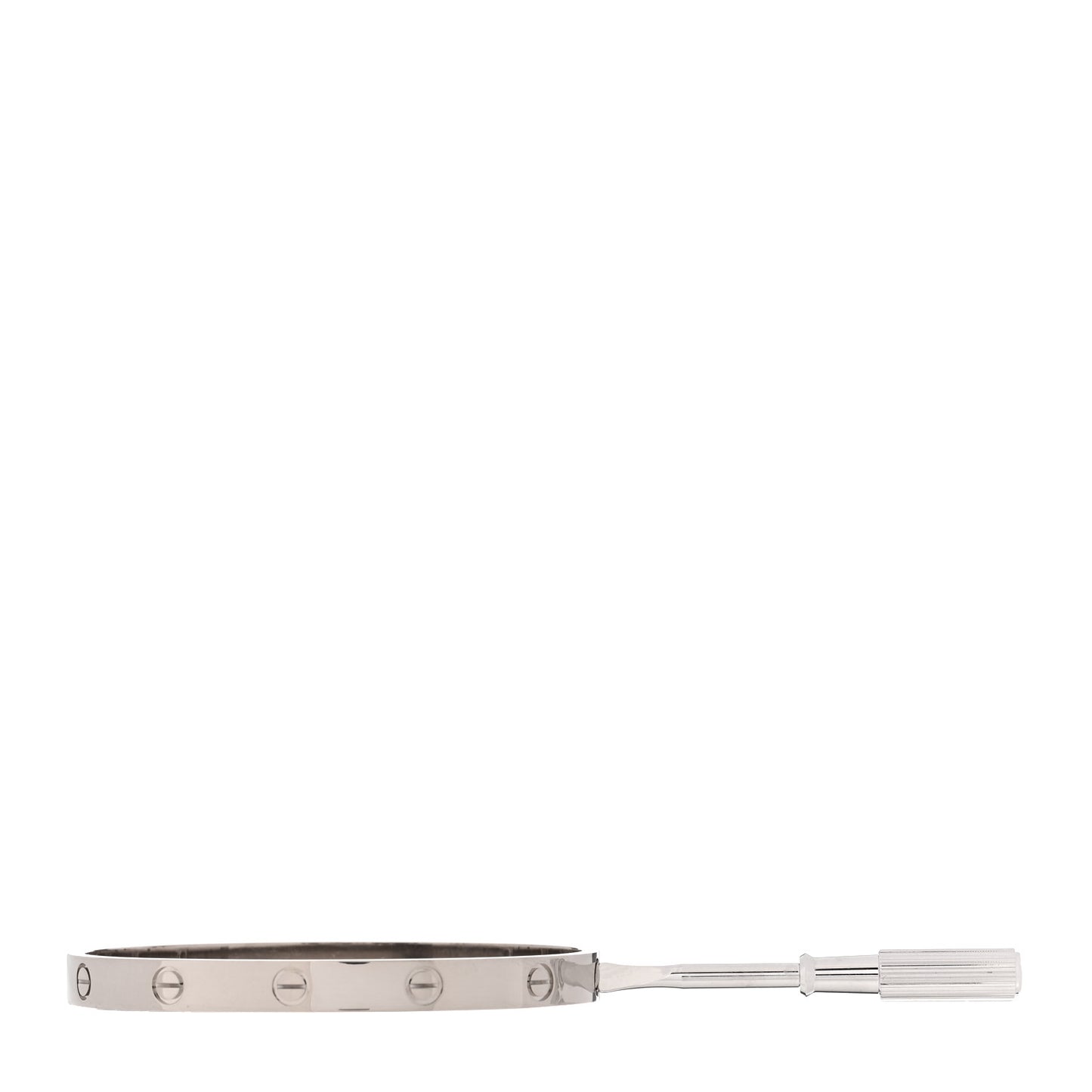 18K White Gold LOVE Bracelet 18
