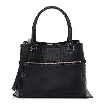 Gucci Soft Microguccissima Large Tote Black 1 of 9