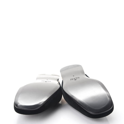 Gucci Velvet Crystal Snake Embellished Mens Lawrence Slippers 8 Black 5 of 8