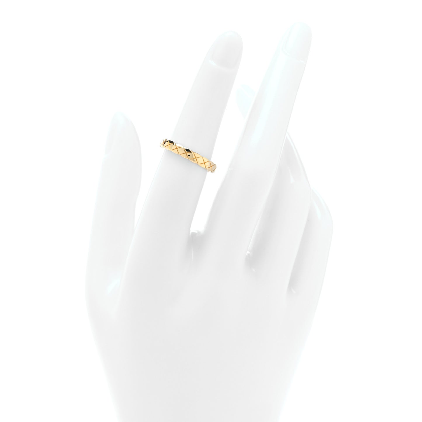 18K Yellow Gold Mini Coco Crush Ring 51 5.75