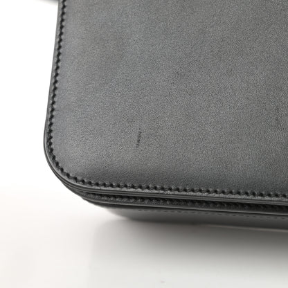 Saint Laurent Smooth Calfskin Medium Classic Monogram Universite Bag Black 17 of 19