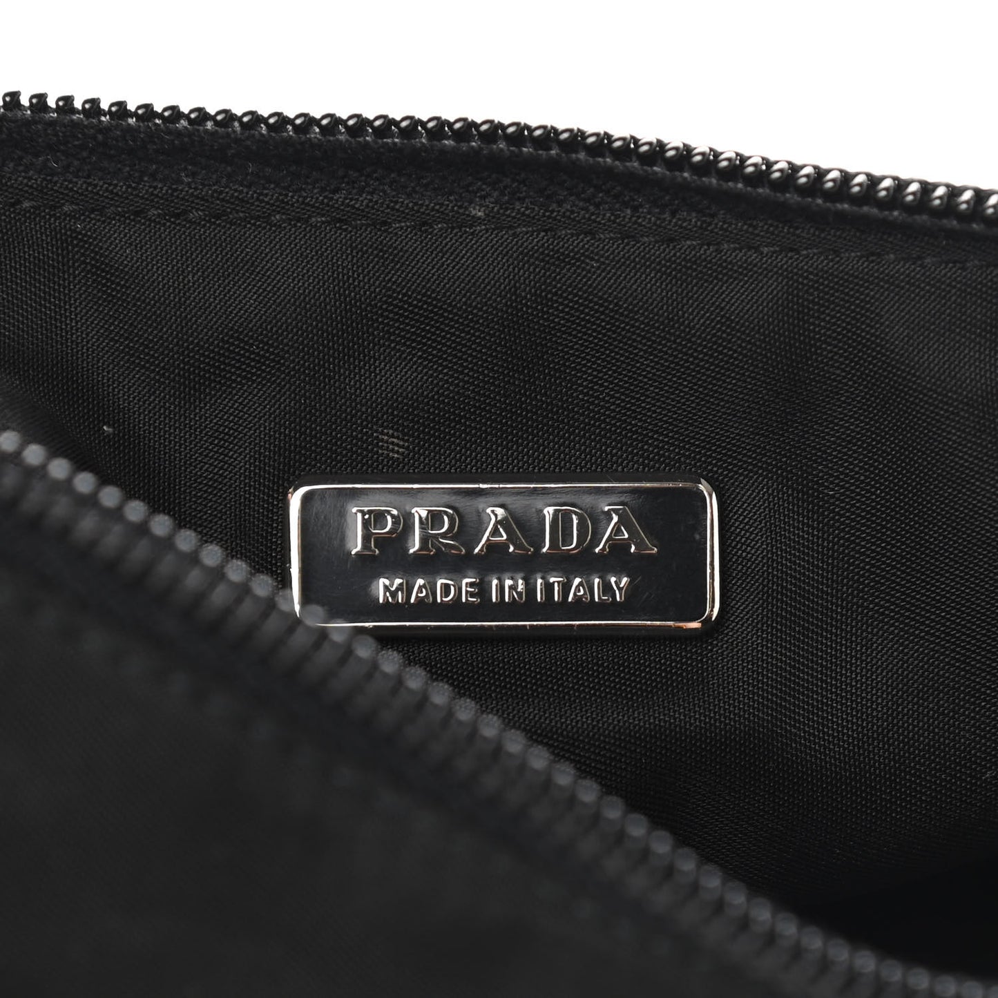 Tessuto Nylon Pochette Bag Black