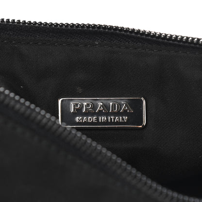 Prada Tessuto Nylon Pochette Bag Black 5 of 10