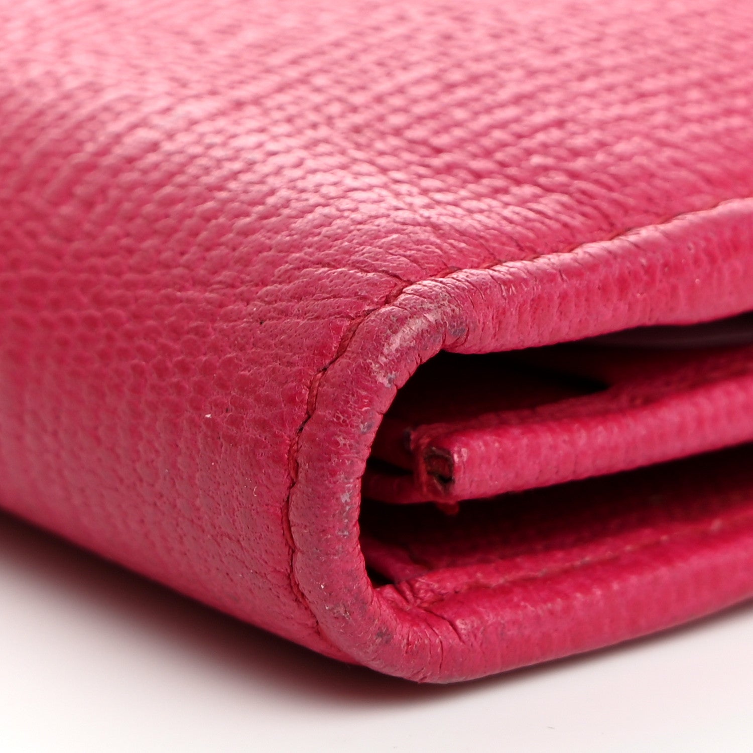Saint Laurent Calfskin Classic Y Ligne Wallet Fuchsia 10 of 14