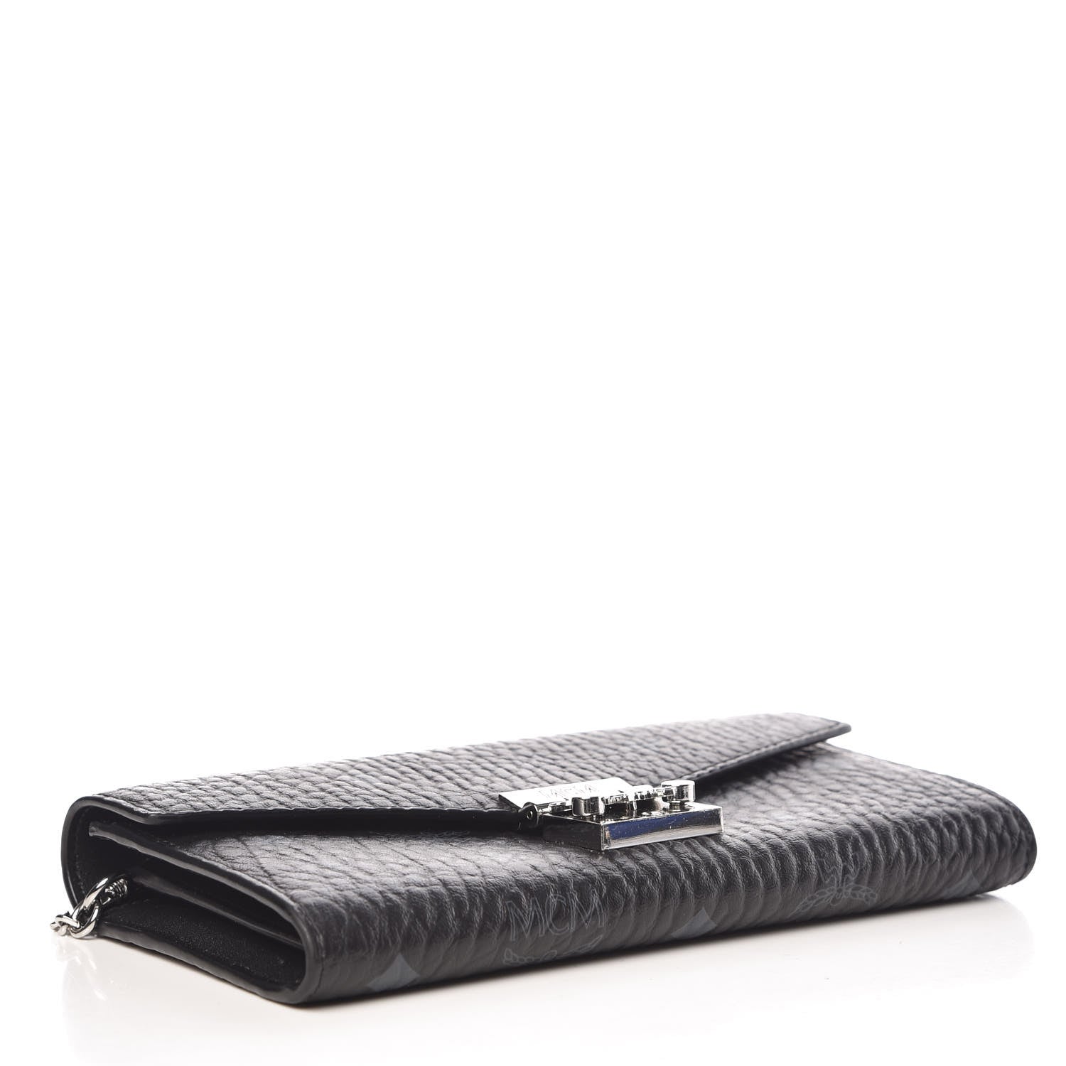 MCM Visetos Large Patricia Wallet On Chain Black 4 of 10