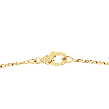 Van Cleef & Arpels 18K Yellow Gold Black Onyx Vintage Alhambra Pendant Necklace 5 of 8