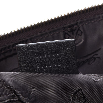 Gucci Guccissima Large Carry On Duffle Black 7 of 7