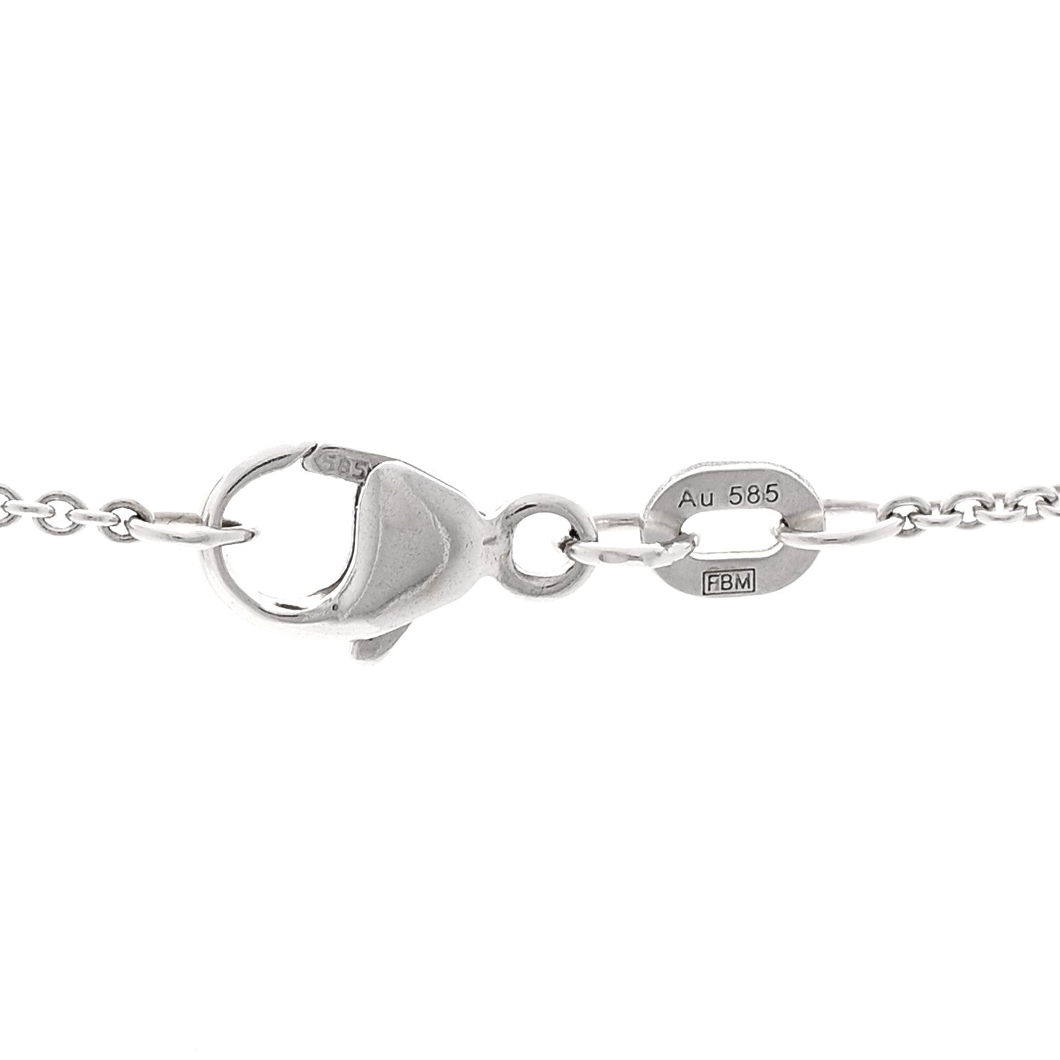 Parker & West by FASHIONPHILE 14k 18K White Gold Diamond Tahitian Cultured Pearl 9.5-10mm Drop Pendant Necklace 4 of 4