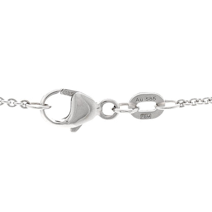 Parker & West by FASHIONPHILE 14k 18K White Gold Diamond Tahitian Cultured Pearl 9.5-10mm Drop Pendant Necklace 4 of 4