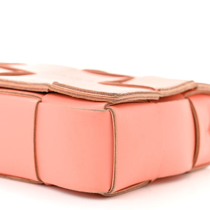 Bottega Veneta Nappa Maxi Intreccio Cassette Bag Peach 10 of 13