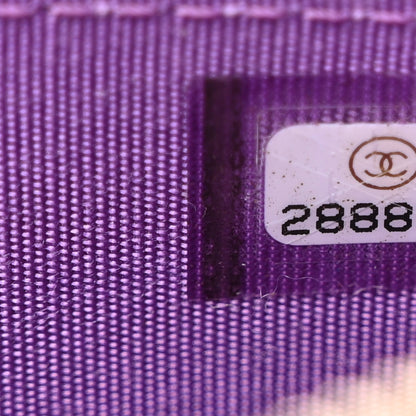 Chanel Caviar Quilted Filigree Coin Purse Purple 7 of 13