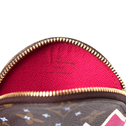 Louis Vuitton Monogram 2018 Christmas Animation Round Coin Purse 6 of 10