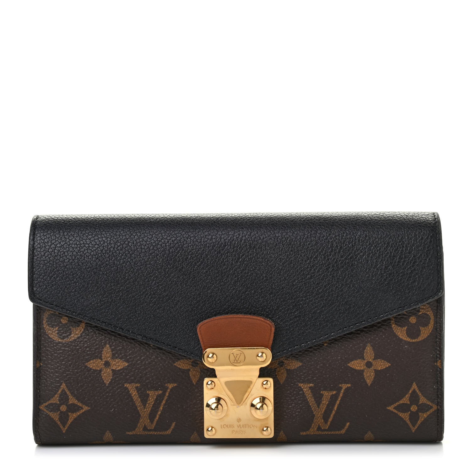 Louis Vuitton Monogram Pallas Wallet Black 1 of 7