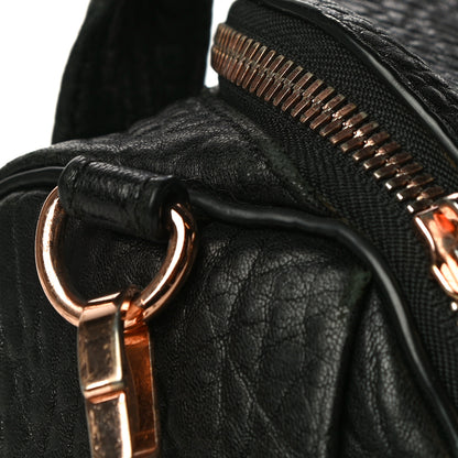 Alexander Wang Pebbled Lambskin Mini Rockie Black Rose Gold Hardware 18 of 18