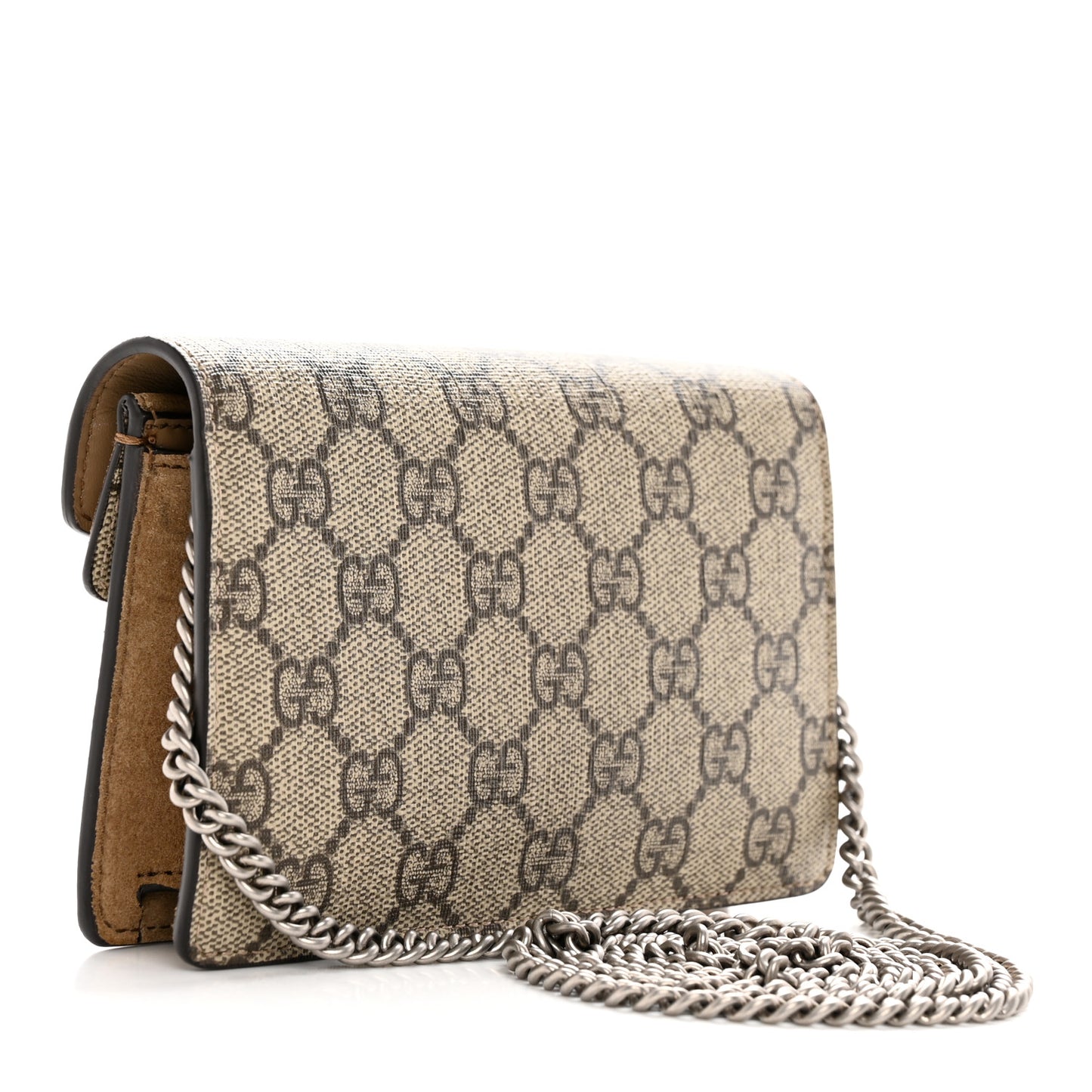 GG Supreme Monogram Super Mini Dionysus Shoulder Bag Taupe