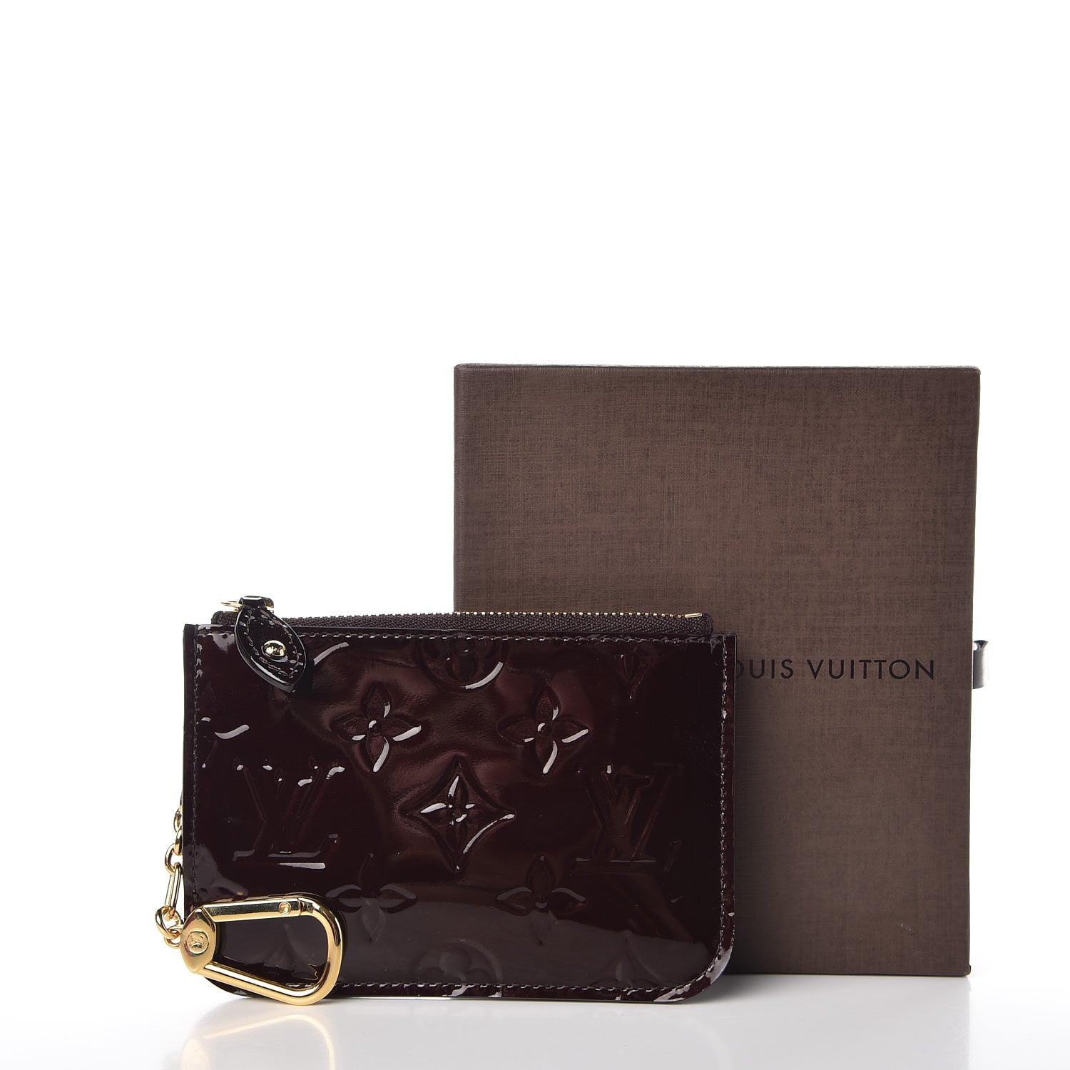 Louis Vuitton Vernis Key Pouch Amarante 8 of 8
