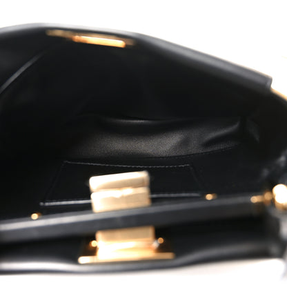 Fendi Nappa Mini Peekaboo Iconic Satchel Black 5 of 11