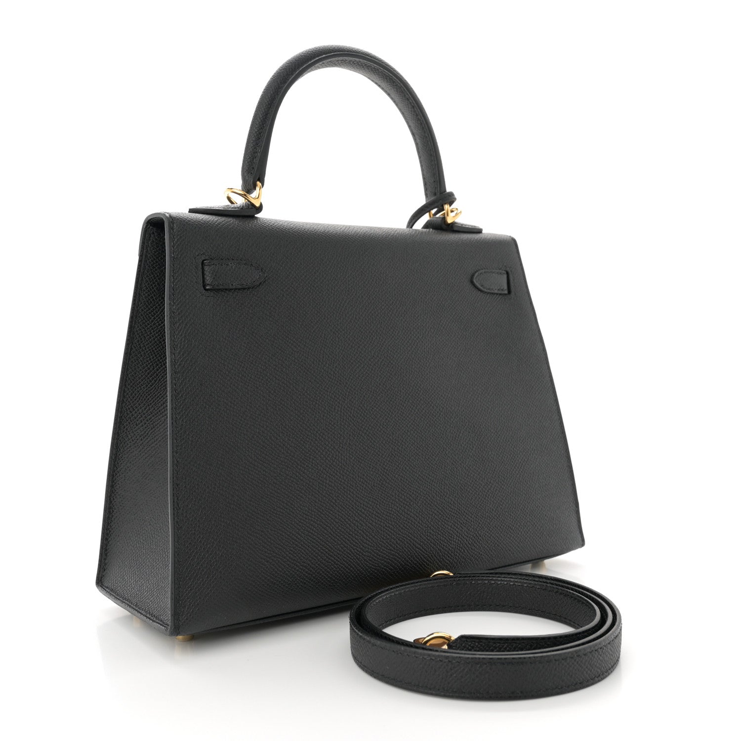Hermes Epsom Kelly Sellier 25 Black 3 of 11