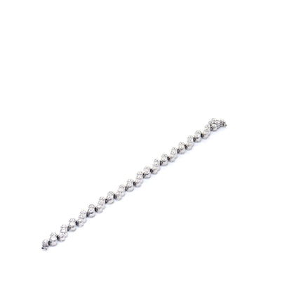 Tiffany Platinum Diamond Bubble Bracelet 8 of 9