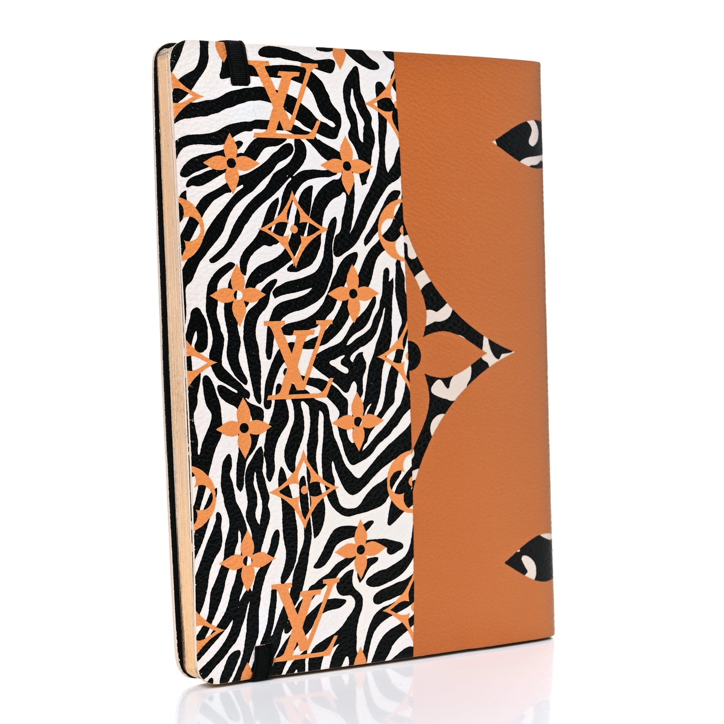 Monogram Giant Jungle Clemence Notebook MM Caramel