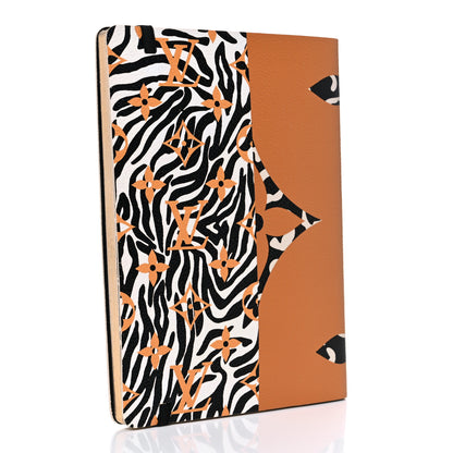 Louis Vuitton Monogram Giant Jungle Clemence Notebook MM Caramel 3 of 8