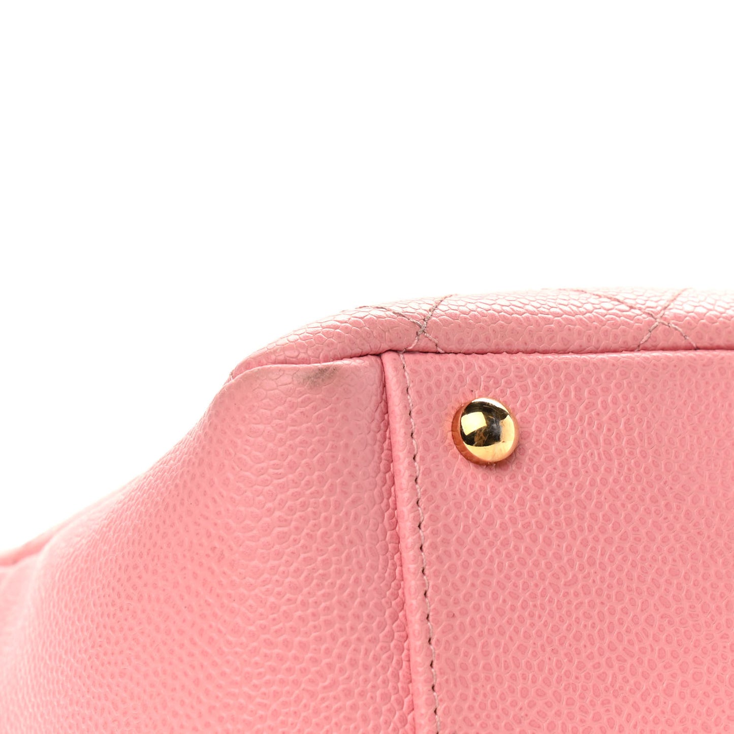 Caviar Quilted Petit Timeless Shopping Tote PTT Pink