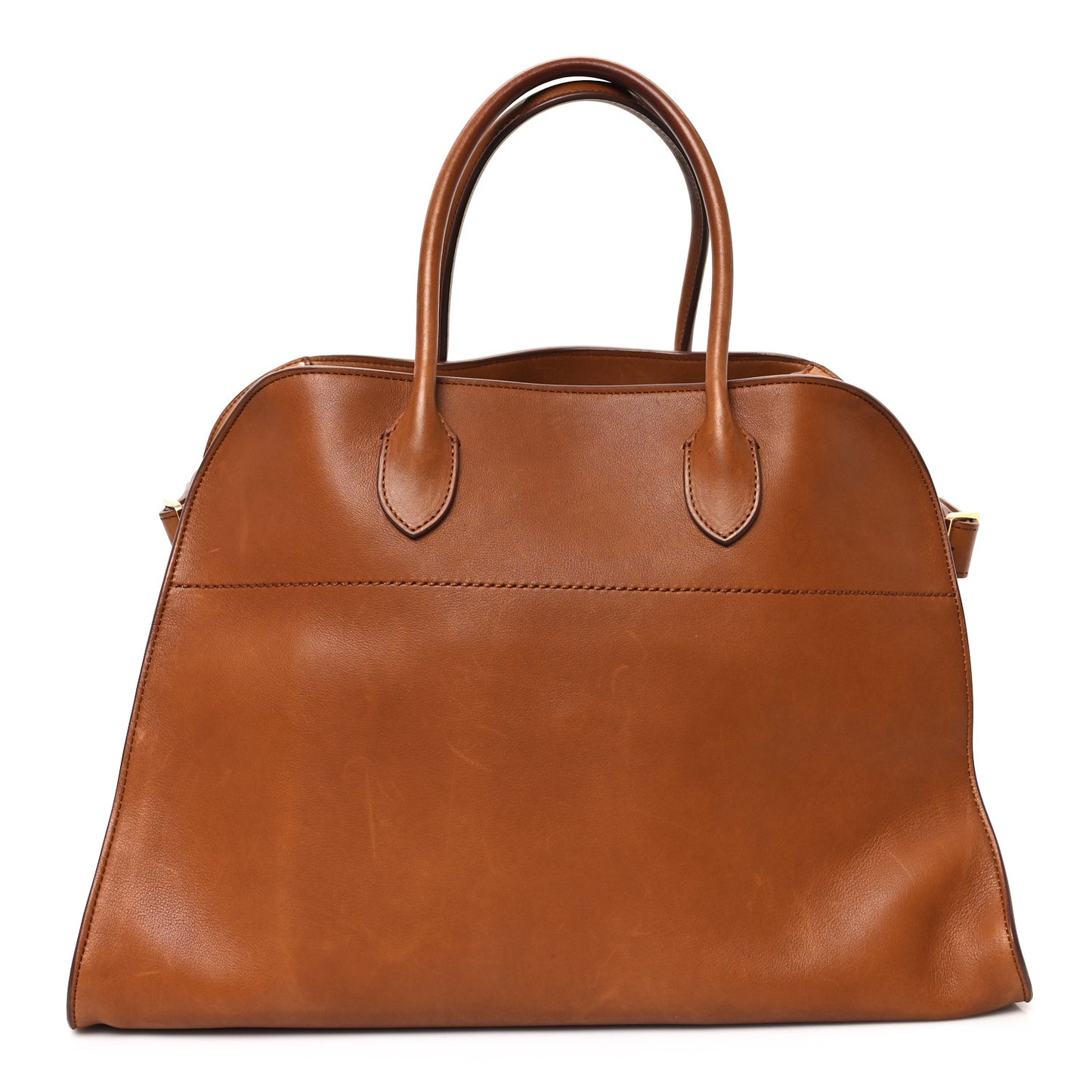 Polished Saddle Calfskin Soft Margaux 15 Cuir