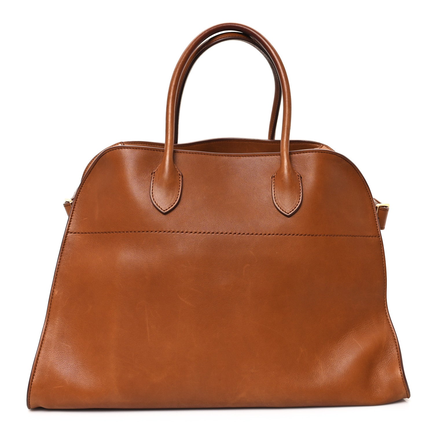 The Row Polished Saddle Calfskin Soft Margaux 15 Cuir 1 of 10