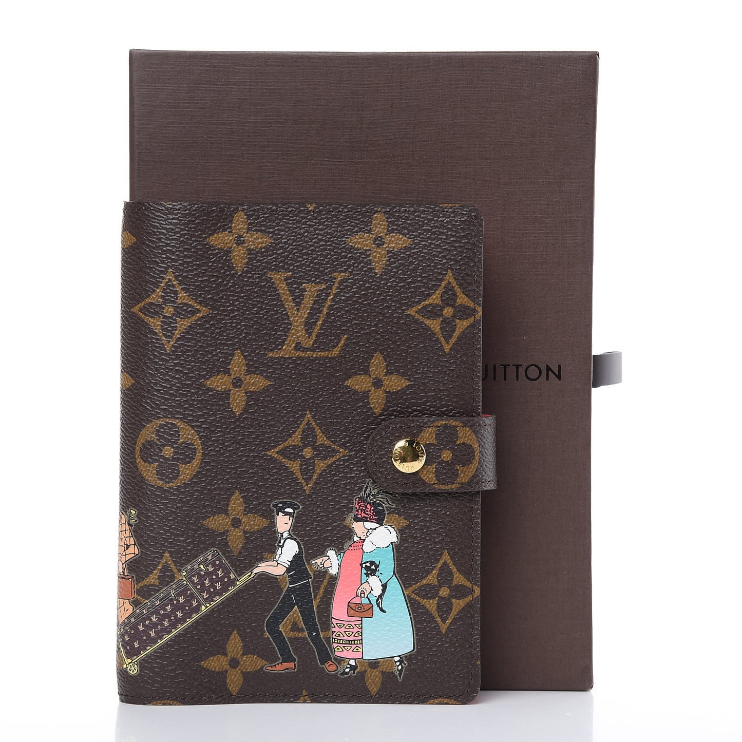 Monogram Illustre Small Ring Agenda Rose