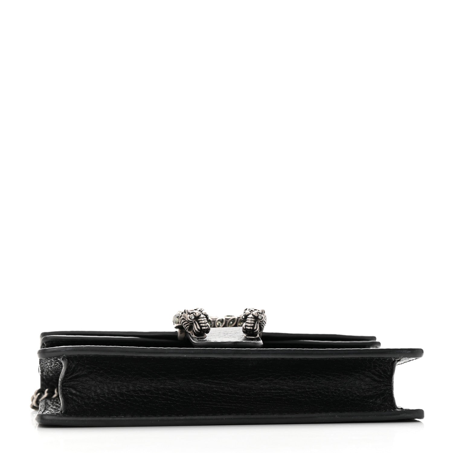 Gucci Calfskin Super Mini Dionysus Shoulder Bag Black 4 of 10