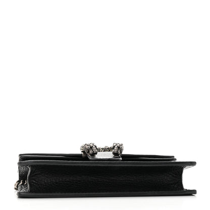 Gucci Calfskin Super Mini Dionysus Shoulder Bag Black 4 of 10