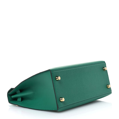 Hermes Epsom Kelly Sellier 25 Vert Vertigo 4 of 11