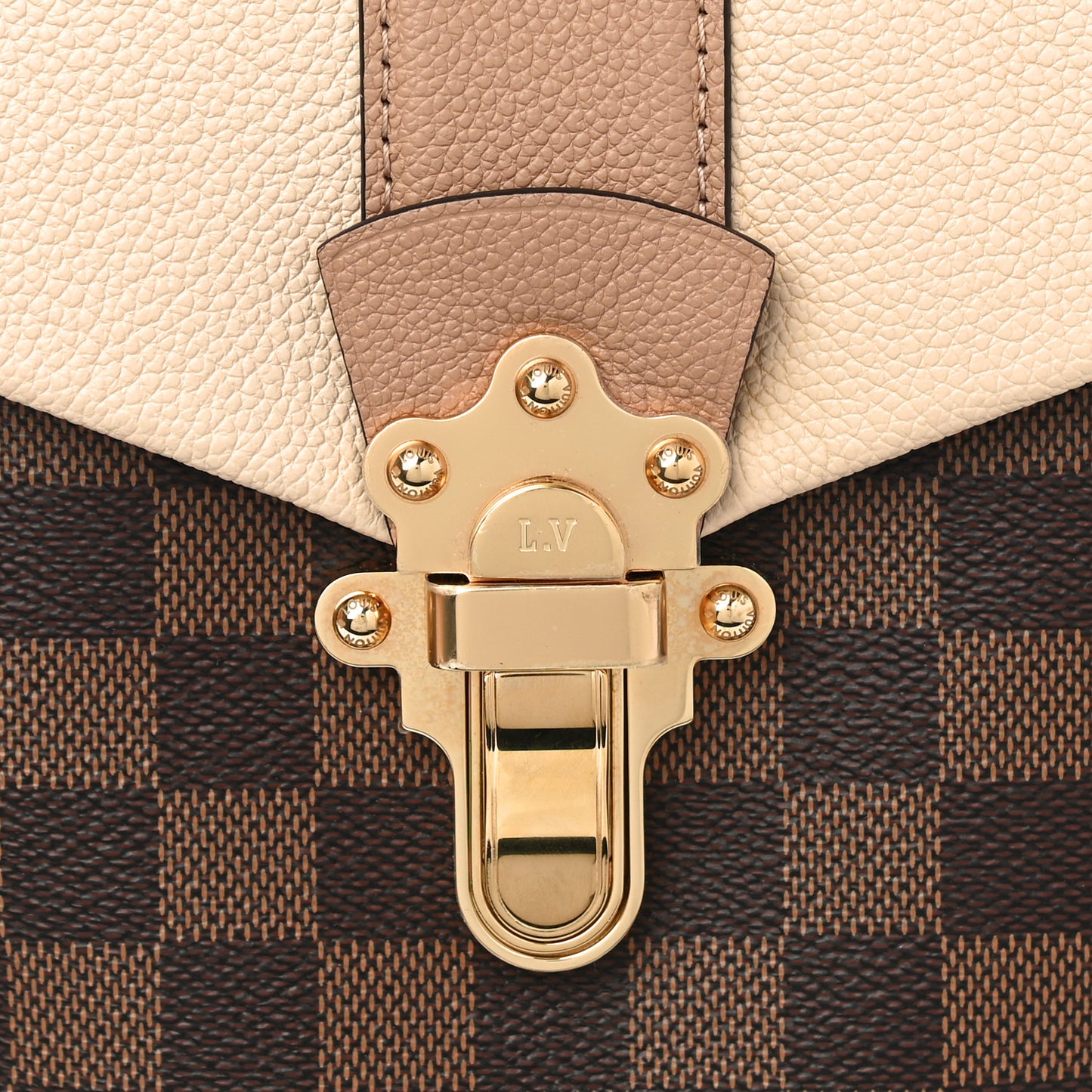 Damier Ebene Clapton Backpack Creme