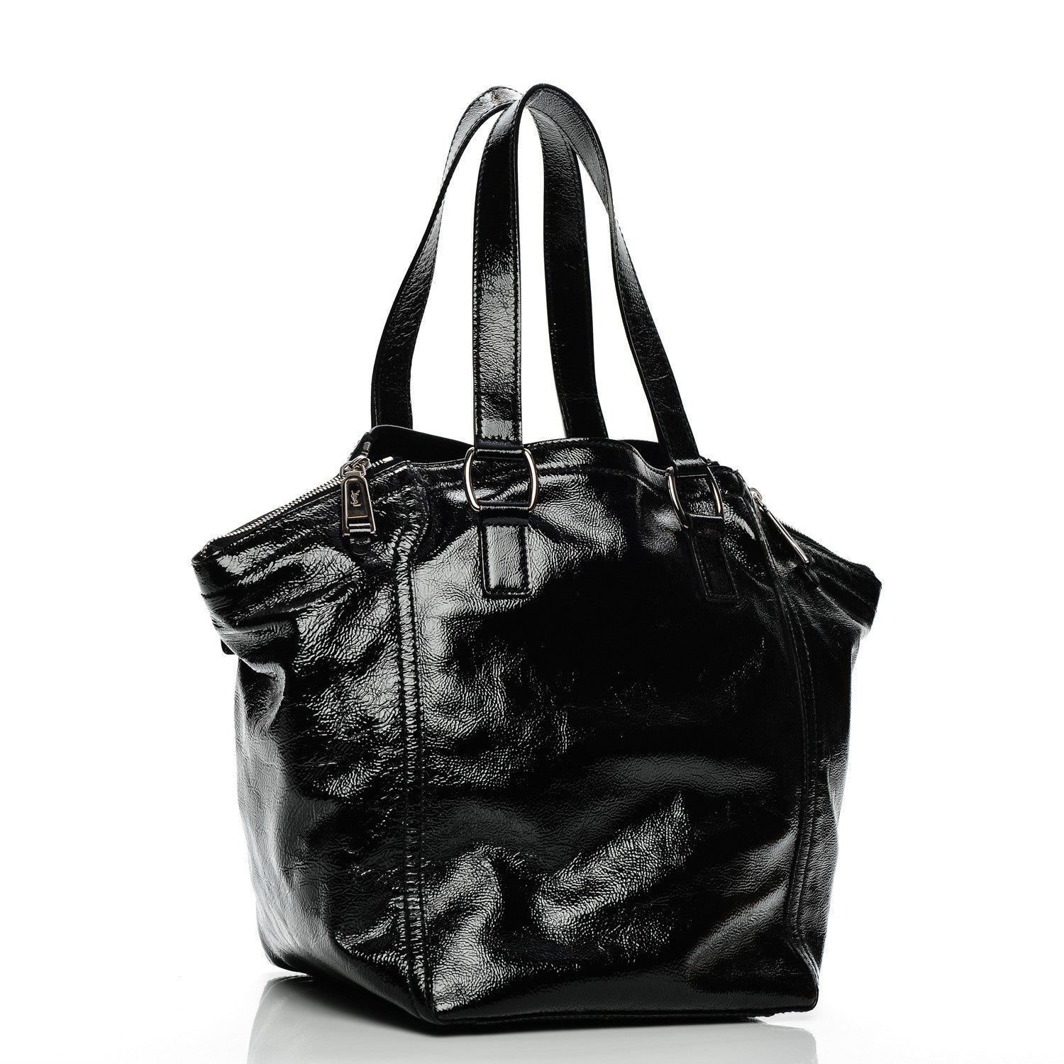 Saint Laurent Patent Small Downtown Black 3 of 8