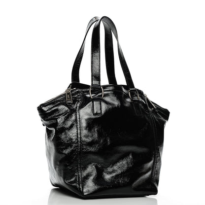 Saint Laurent Patent Small Downtown Black 3 of 8