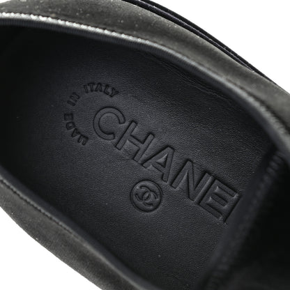 Chanel Velvet Womens CC Sneakers 41 Black 11 of 11