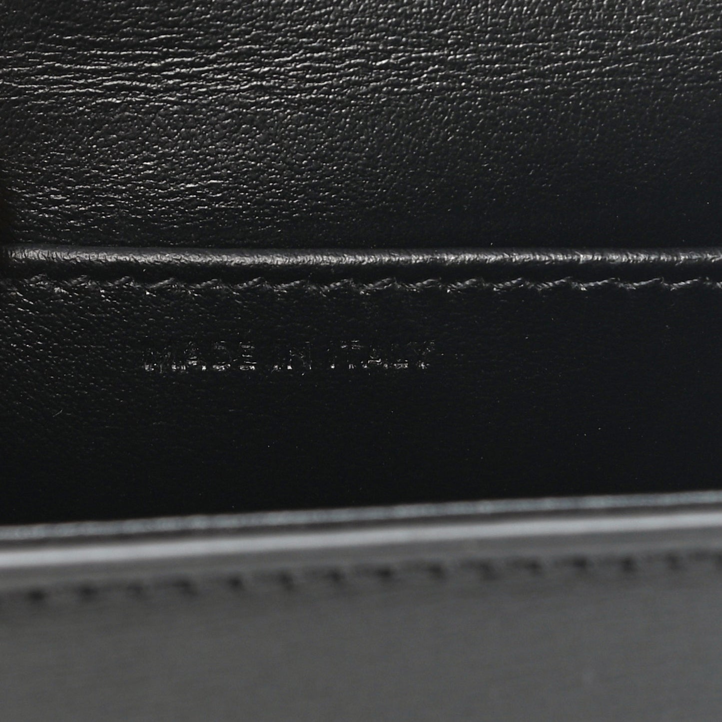 Shiny Calfskin Mini Triomphe Black
