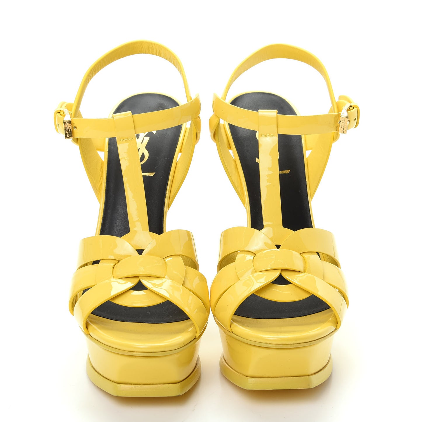 Patent Tribute 105 Platform Sandals 35.5 Citron