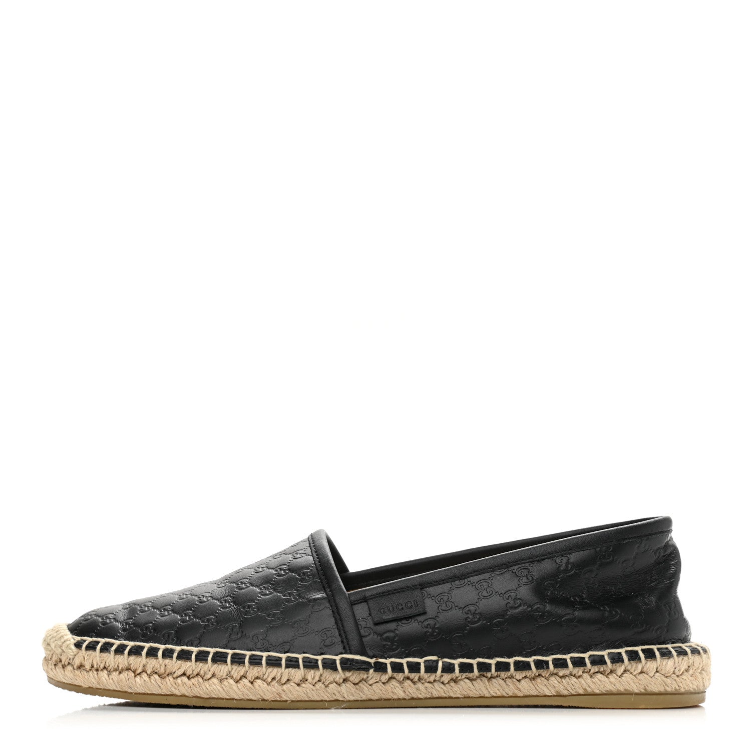 Gucci Microguccissima Signature Espadrilles 38.5 Black 1 of 11
