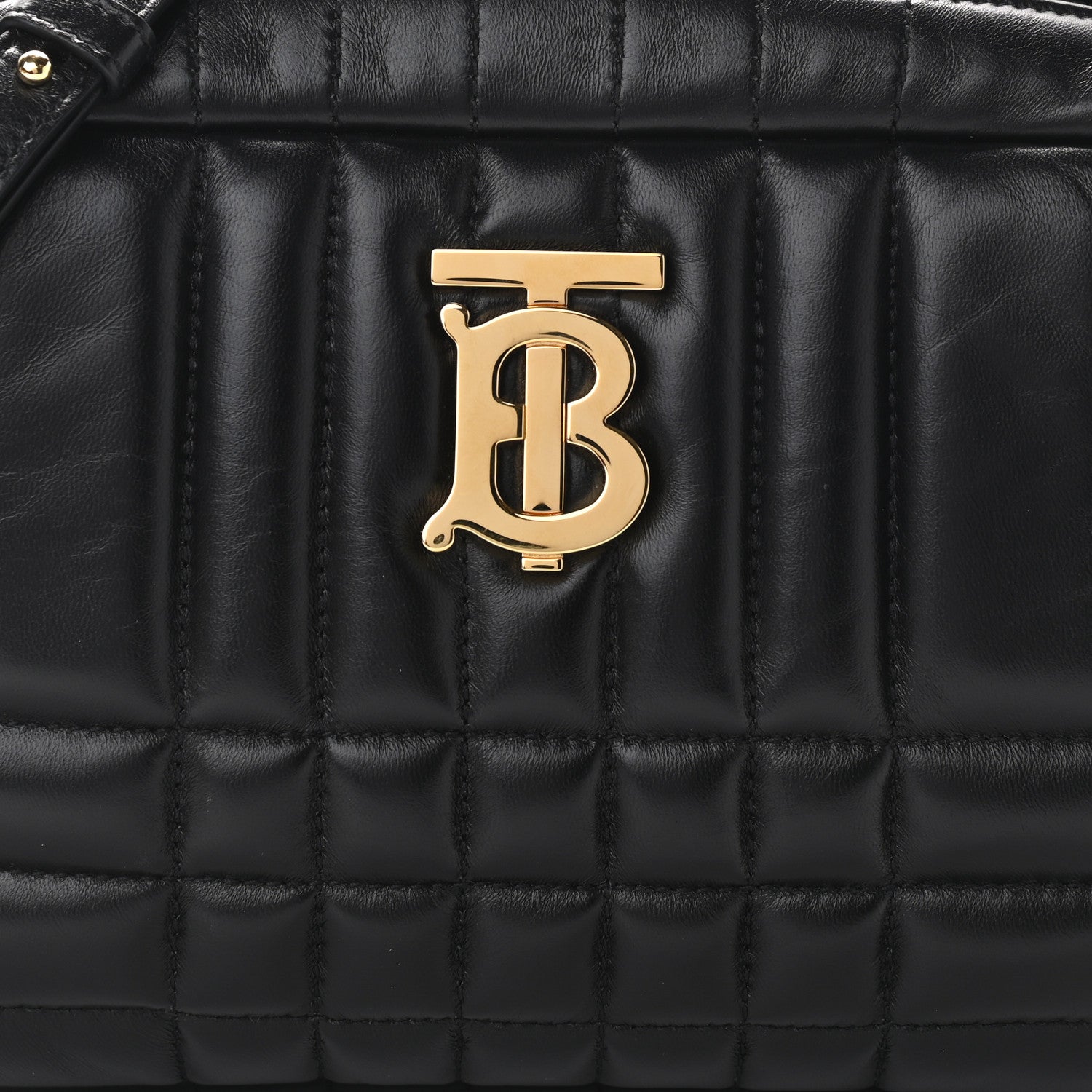 Burberry Calfskin Quilted Small Lola Camera Bag Black 7 of 9