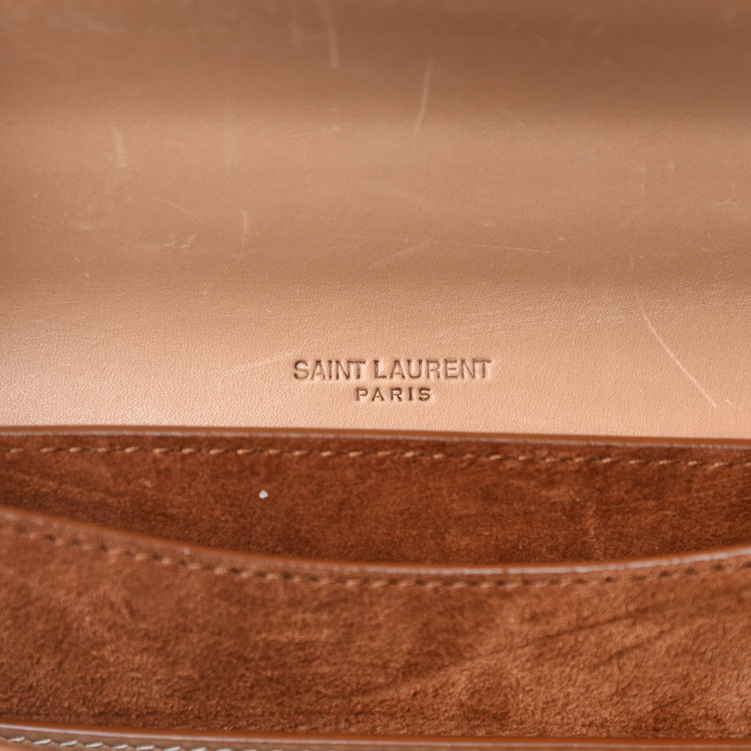 Saint Laurent Smooth Calfskin Cotton Canvas Small Kaia Satchel Natural Beige 11 of 13