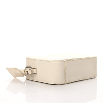 Saint Laurent Sheepskin Chevron Small Camera Bag White 4 of 9