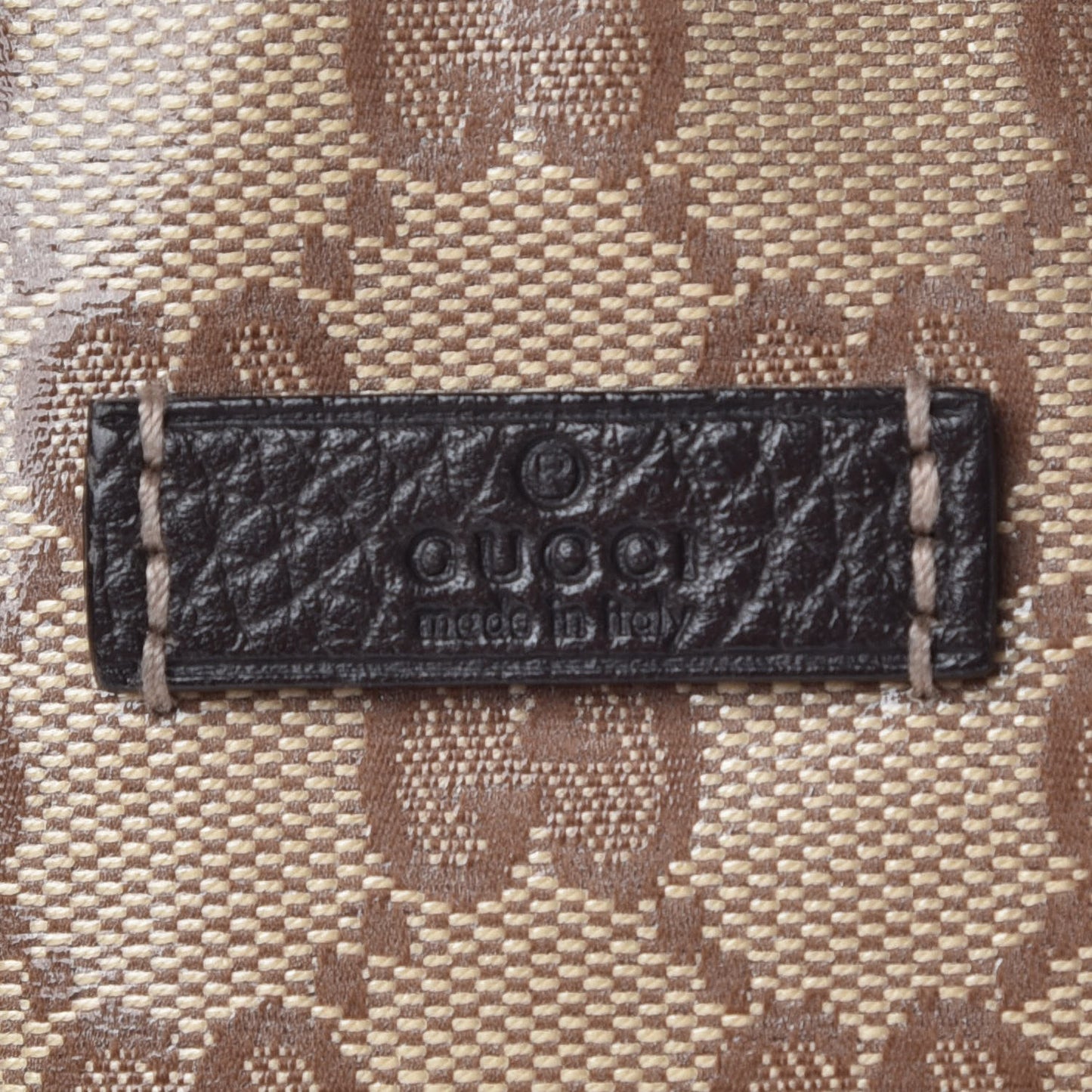 Crystal Monogram Large Princy Tote Dark Brown