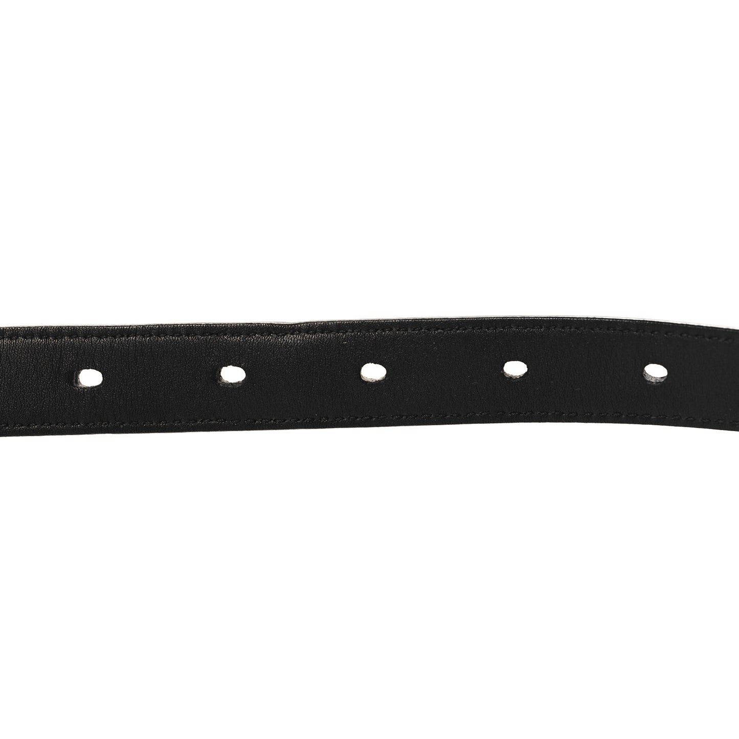 Smooth Calfskin Monogram Square Buckle Belt 80 32 Black