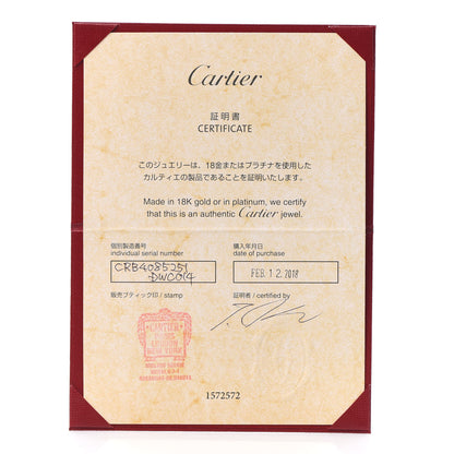 Cartier 18K Pink Gold 3.5mm LOVE Wedding Band Ring 51 5.75 5 of 5