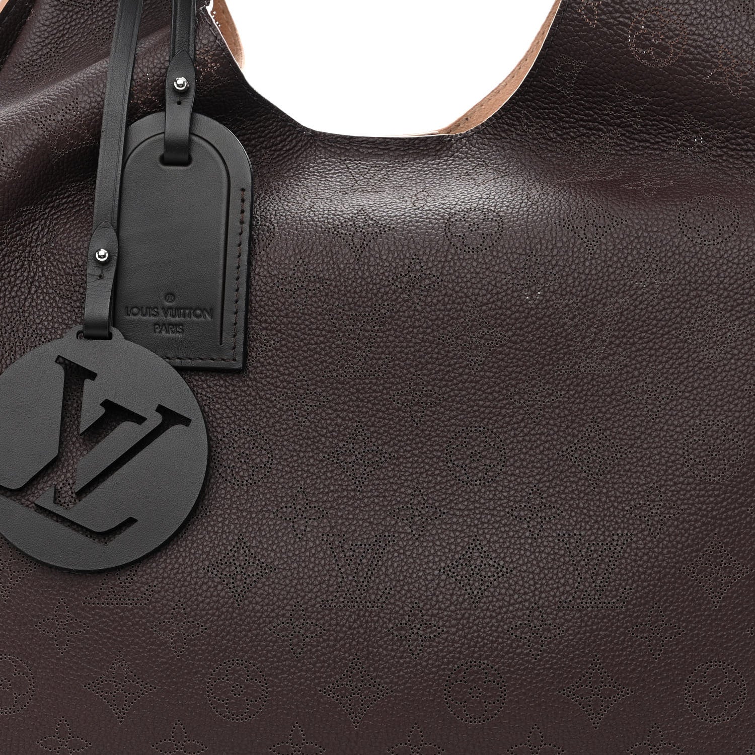 Louis Vuitton Mahina Carmel Hobo Chocolate 7 of 9